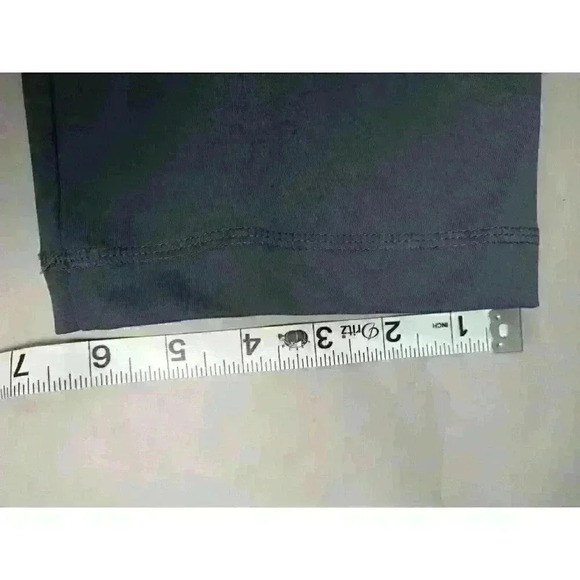 Fila Running Capri Pants Women's Medium Gray Yellow Yoga Activewear Performance - Picture 5 of 11